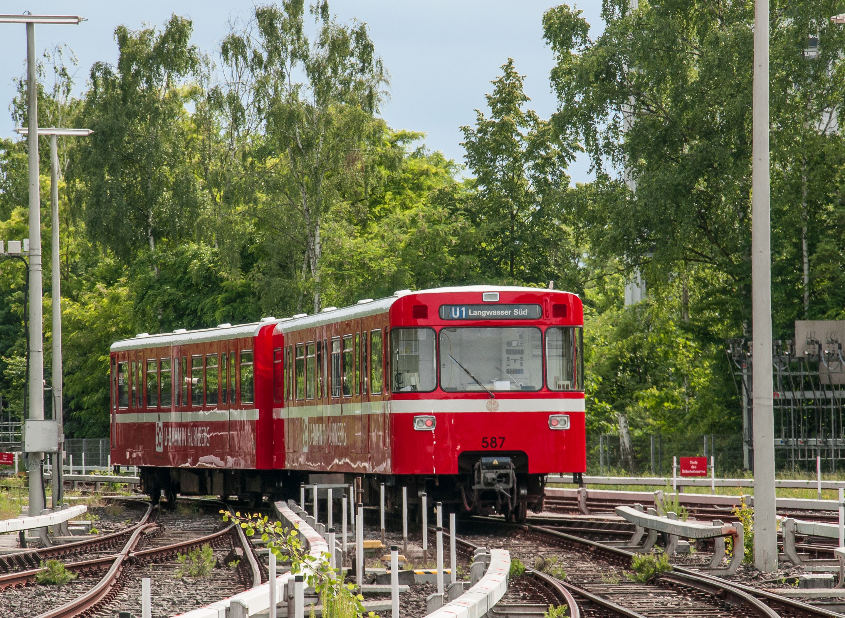 Rangierfahrt im Betriebshof